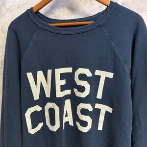 Retrobrand Los Angeles "West Coast" Raglan  Sweatshirt Small USA Black Label